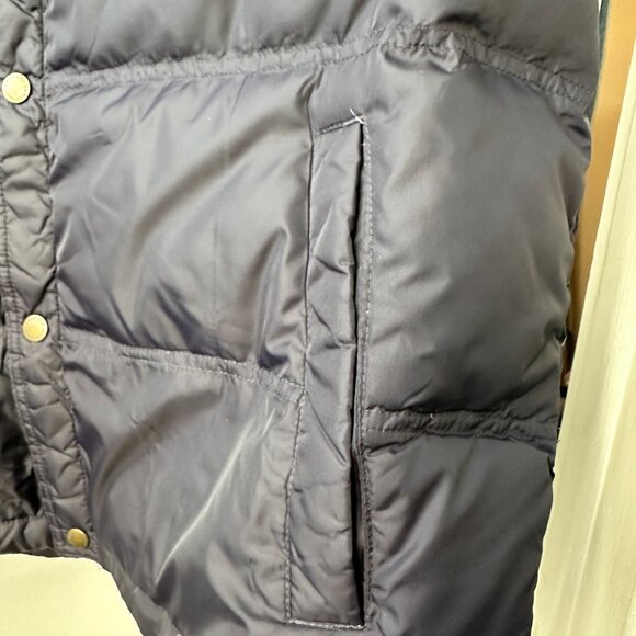 Lands' End Puffer Vest L Navy - Picture 4 of 9